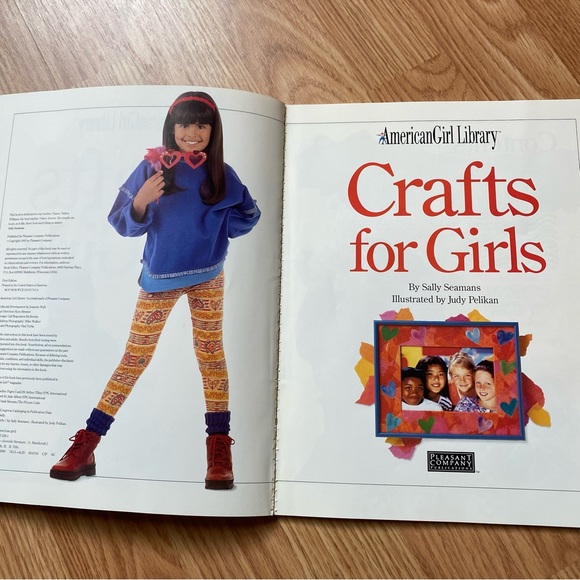 VTG American Girl Doll Library Crafts for Girls Book - Picture 4 of 6